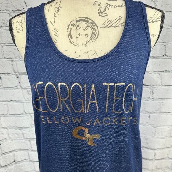 Georgia Tech Yellow Jackets Racerback Womens Tank - XL - Picture 2 of 11